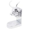 vidaXL Bookends 2 pcs Silver 17 x 15 x 27 cm Aluminium
