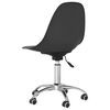 vidaXL Swivel Dining Chairs 2 pcs Light Grey PP