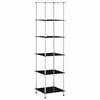 vidaXL Shelf | Black | Tempered glass | Medium | Shelf | Square | Contemporary