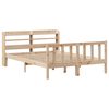 vidaXL Bed Frame without Mattress 140x190 cm Solid Wood Pine