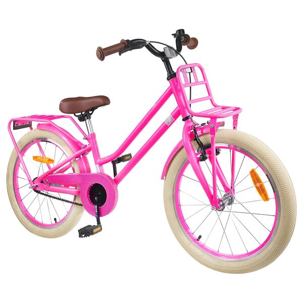vidaXL Kids Bike 20'' for 6-11 Years Old Dark Pink