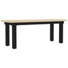 vidaXL Bench Top 115x40x2.5 cm Solid Wood Pine