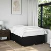 vidaXL Bed Frame without Mattress Black Double Fabric