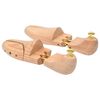 vidaXL Shoe Trees 5 Pairs Size 38-39 Solid Pine Wood