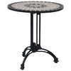 vidaXL Bistro Table Leg Black &Oslash;60x72 cm Cast Aluminium