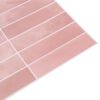 vidaXL Rectangular Tile 20 pcs Pink 29 x 23 x 0.08 cm