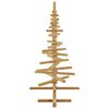 vidaXL Wooden Christmas Tree with Stand Brown 120 cm Solid pine wood