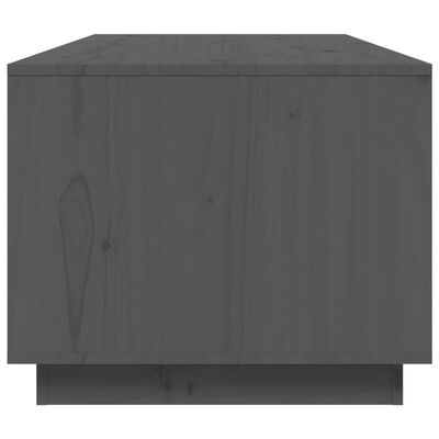 vidaXL Coffee Table Grey 100x50x41 cm Solid Wood Pine