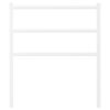 vidaXL Metal Replace Headboard White 80 cm