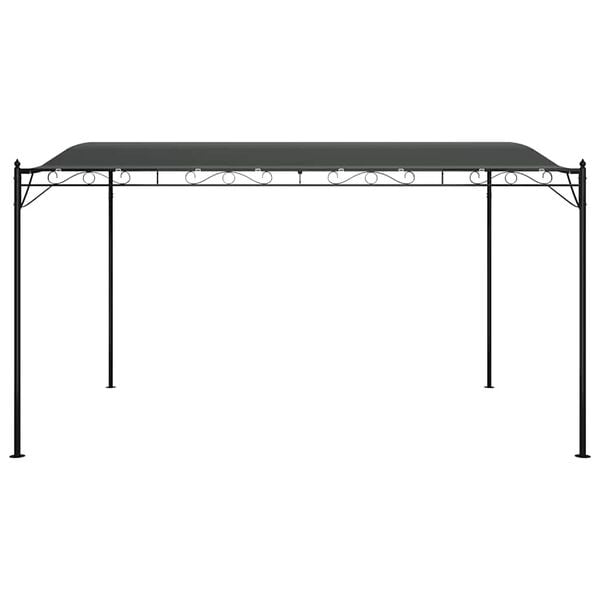 vidaXL Canopy Anthracite 4x3 m 180 g/m² Fabric and Steel