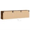 vidaXL TV Wall Cabinet with LED Smoked Oak 180x31x45 cm