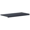 vidaXL Window Sill Anthracite with wood grain 60 x 45 x 4.5 cm PVC