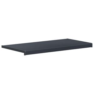 vidaXL Window Sill Anthracite with wood grain 60 x 45 x 4.5 cm PVC
