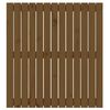 vidaXL Wall Headboard Honey Brown 82.5x3x90 cm Solid Wood Pine