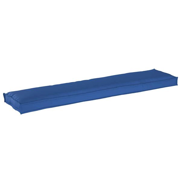 vidaXL Pallet Cushion Royal blue 180 x 40 x 8 cm Oxford fabric