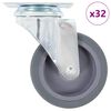 vidaXL 32 pcs Swivel Casters 75 mm