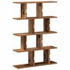vidaXL Wall Cube Shelf 12 Compartments Old Wood Engineered Wood