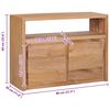 vidaXL Sideboard 80x30x60 cm Solid Teak Wood