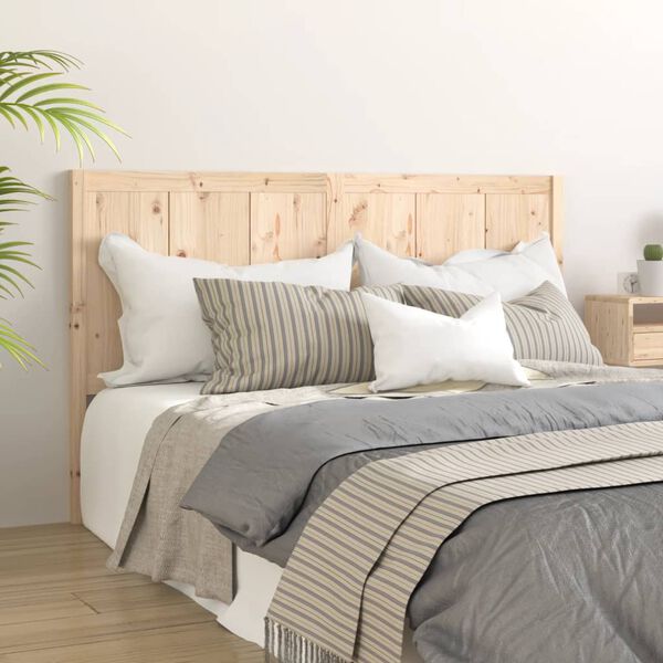 vidaXL Bed Headboard 125.5x4x100 cm Solid Pine Wood