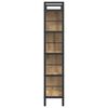 vidaXL Bookshelf Artisan Oak 75 x 30 x 156 cm Engineered Wood