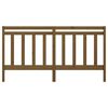 vidaXL Bed Headboard Honey Brown 206x4x100 cm Solid Wood Pine