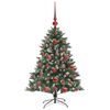 vidaXL Artificial Christmas Tree with 150 LEDs Green 85 x 85 x 120 cm