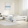 vidaXL Bed Frame without Mattress White 80x160 cm Solid Wood Pine