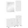 vidaXL Bathroom Furniture Set TULUM 4 pcs White 60 x 34 x 63 cm