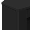 vidaXL Corner TV Cabinet Black 102 x 40.5 x 45 cm Engineered Wood