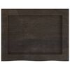 vidaXL Wall Shelf Dark Brown 40x30x(2-6) cm Treated Solid Wood Oak