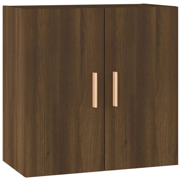 vidaXL Wall Cabinet Brown Oak 60x30x60 cm Engineered Wood