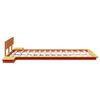 vidaXL Bed Frame Brown 140 x 190 cm Wood