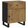 vidaXL Bedside Cabinet 50x33x60 cm Solid Wood Mango&Engineered Wood