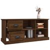 vidaXL TV Cabinet Brown Oak 102x35.5x47.5 cm Engineered Wood