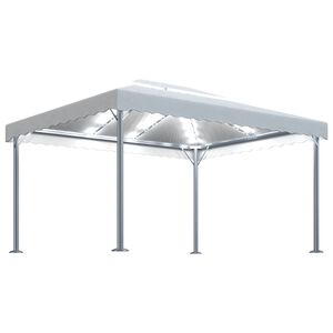 vidaXL Gazebo | Cream | Aluminium | 400x300 cm | Gazebo | Rectangular