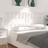 vidaXL Headboard White 146x4x100 cm Solid Wood Pine