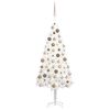 vidaXL Christmas Tree | White | PE (Polyethylene) | 180 cm tall, 90 cm wide