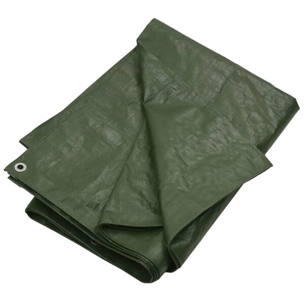 vidaXL Tarpaulin 180 g/m² 3x4 m Green HDPE