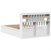 vidaXL Bed Frame without Mattress White 160x200 cm Solid Wood Pine
