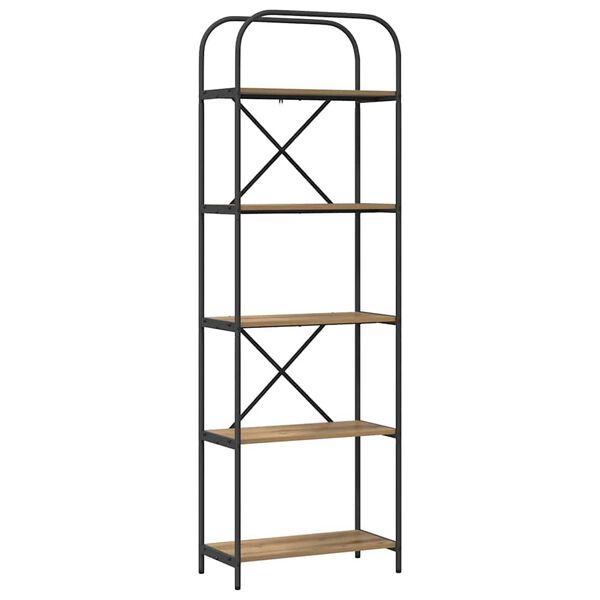 vidaXL Bookshelf Artisan Oak 60 x 30 x 183 cm Engineered wood