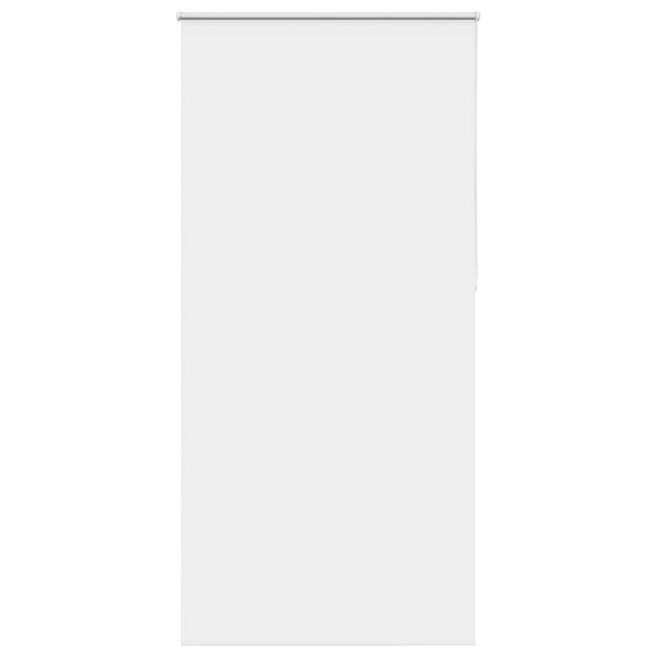 vidaXL Roller Blind Blackout White 100x230 cm Fabric Width 95.7 cm Polyester