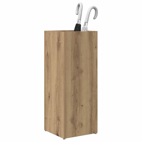 vidaXL Umbrella Stand Artisan Oak 25 x 24.5 x 64 cm Engineered Wood