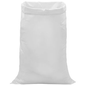 vidaXL Woven Sacks 10 pcs White 80 x 125 cm PP