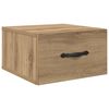 vidaXL Bedside Cabinet Artisan oak 35 x 35 x 20 cm Engineered Wood