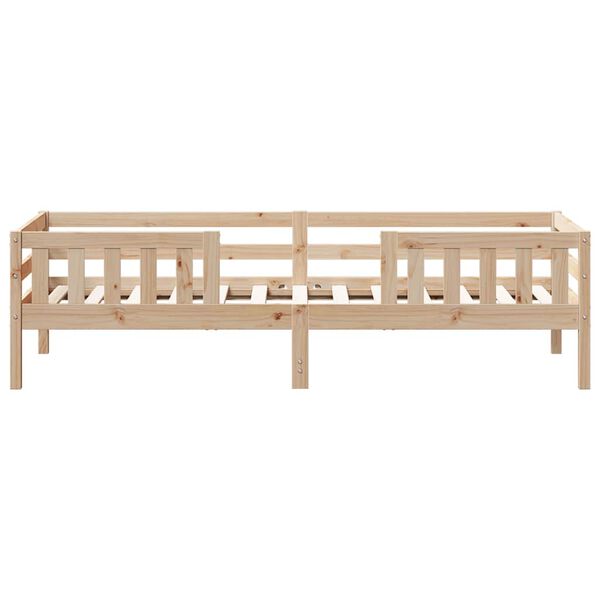 vidaXL Bed Frame 80x200 cm Solid Wood Pine