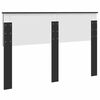 vidaXL Headboard Black Oak 150 cm Engineered wood