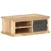 vidaXL Coffee Table with Door 90x50x35 cm Solid Mango Wood