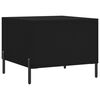vidaXL Coffee Tables 2 pcs Black 50x50x40 cm Engineered Wood