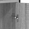 vidaXL Book Cabinet Grey Sonoma 40 x 24 x 161 cm Engineered Wood