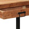 vidaXL Console Table Brown 120 x 33 x 75 cm Solid Acacia Wood